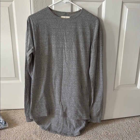 Fear of God Tops - NWOT Fear of God Gray Long Sleeve Tee with Crew Neck and Relaxed Fit